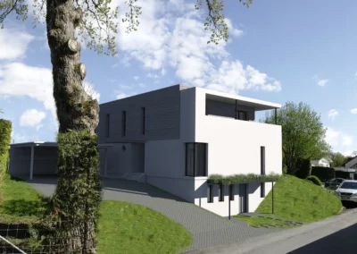 Projet de villa familiale conçu par Sáez Architecte à Corsier