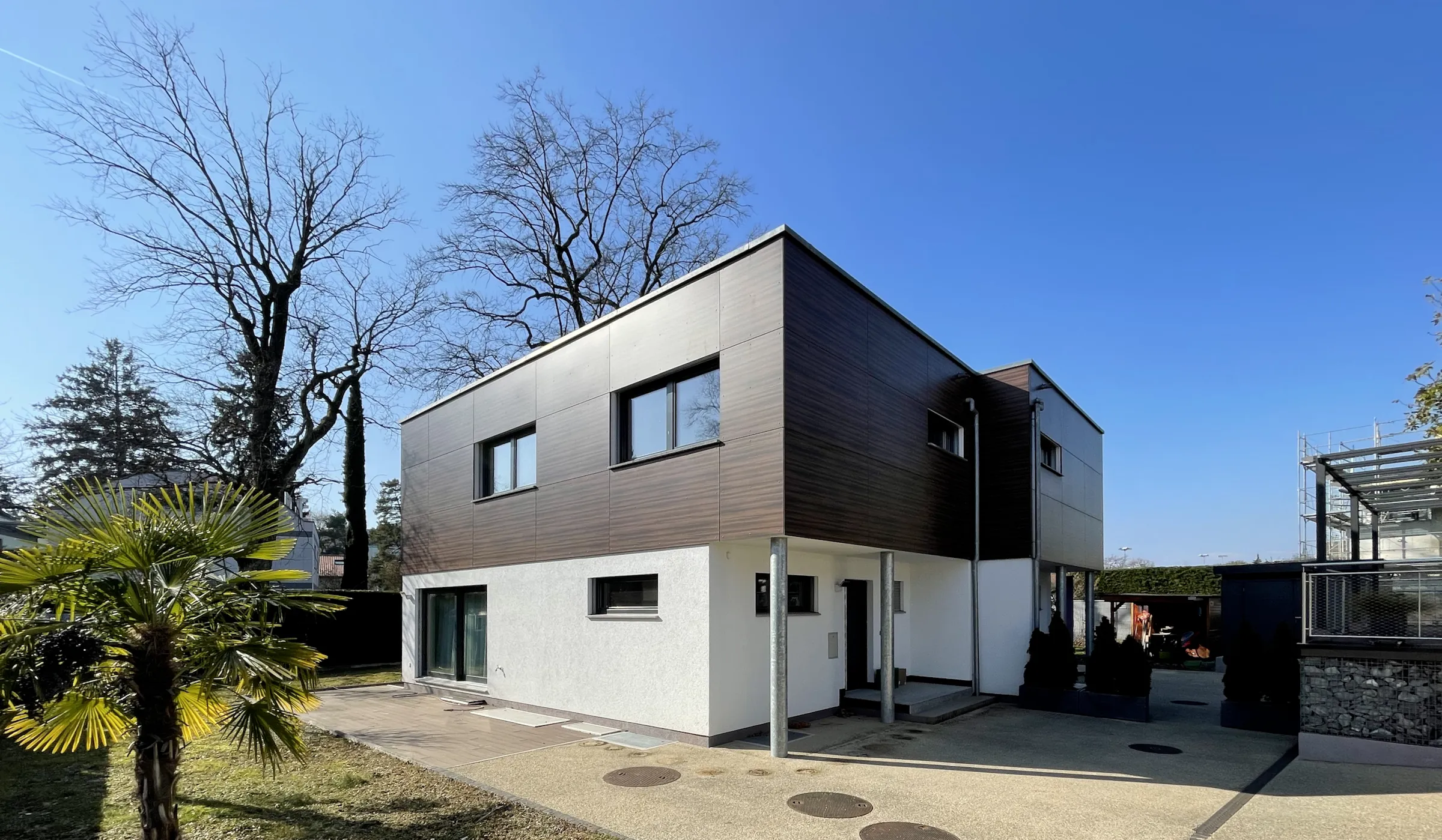 Villas mitoyennes conçues par Sáez Architecte à Chêne-Bougeries