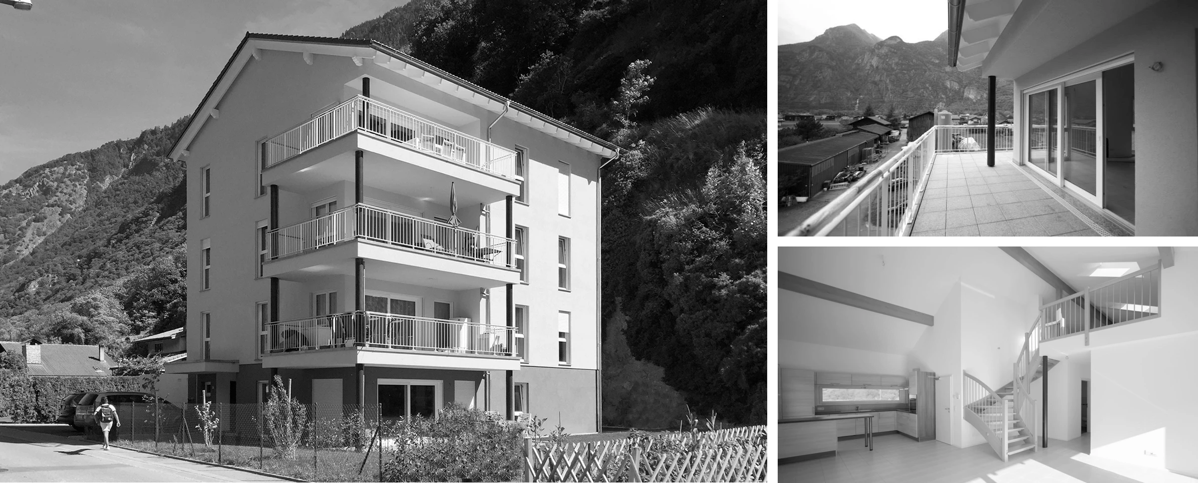 Immeuble locatif réalisé par Sáez Architecte Sàrl à Dorénaz Immeuble locatif de 4 appartements réalisé par Sáez Architecte à Dorénaz